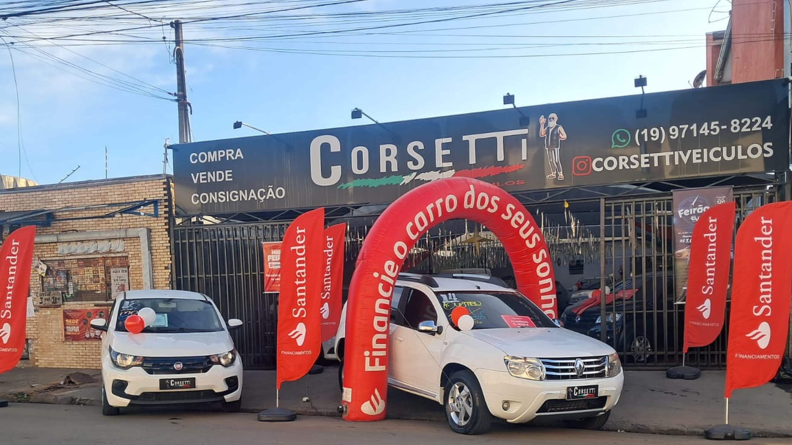 Fachada da Corsetti Veículos